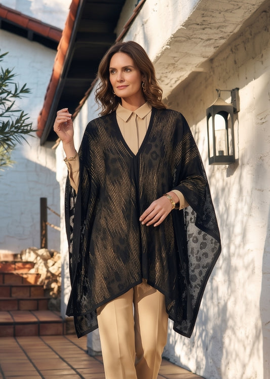 knitwear poncho
