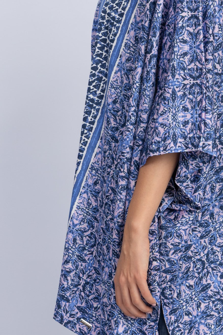 satin poncho