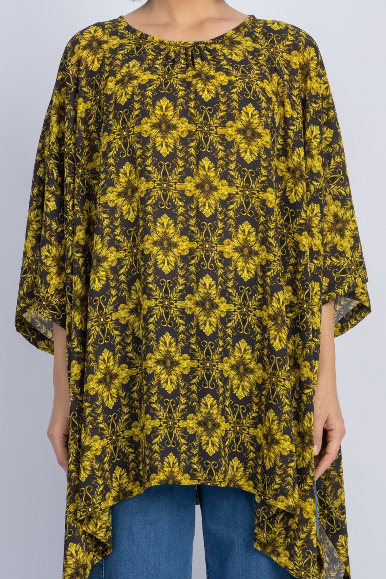 chiffon poncho
