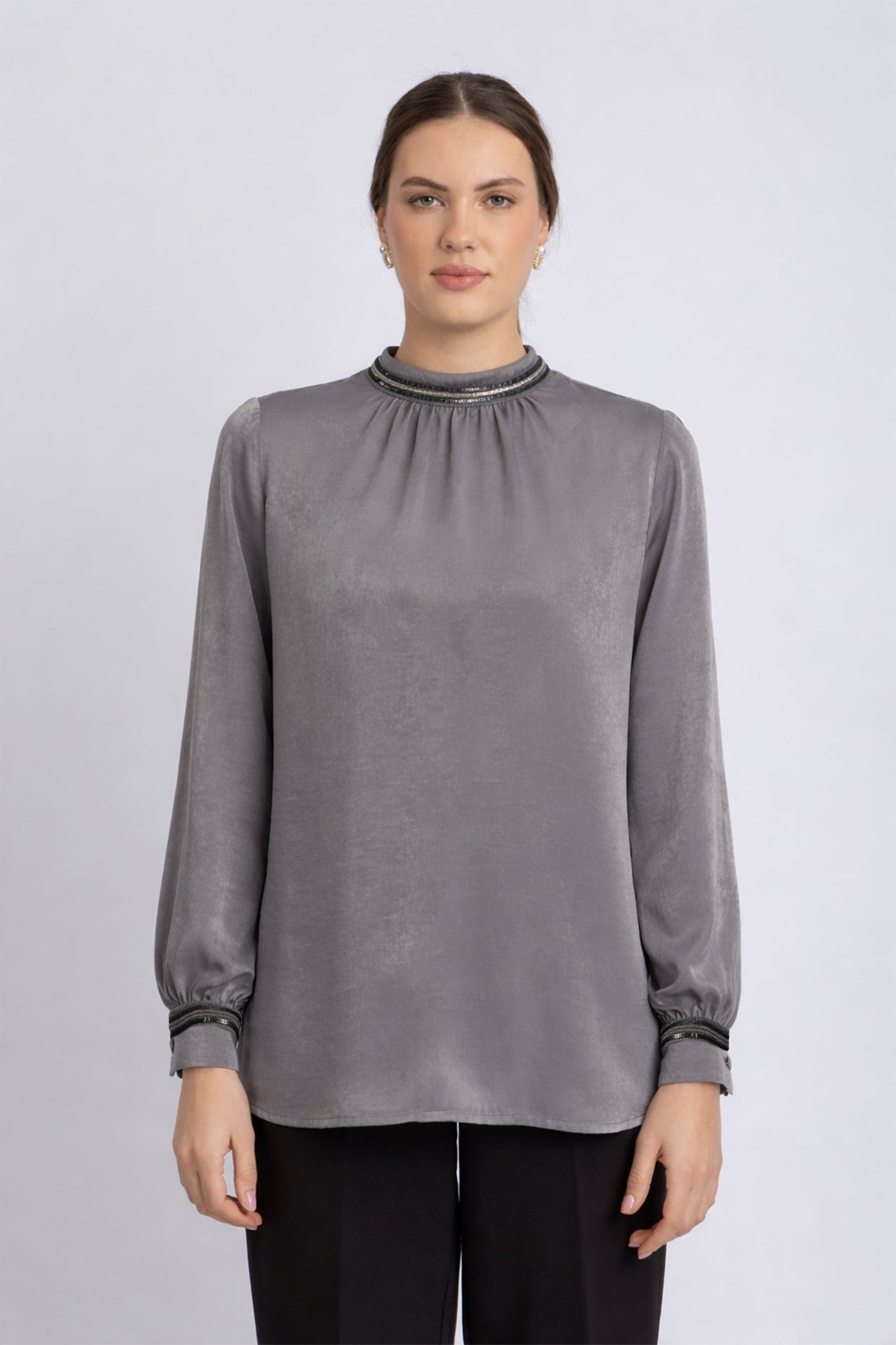 satin blouse