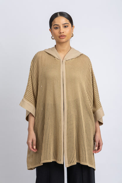 knitwear poncho