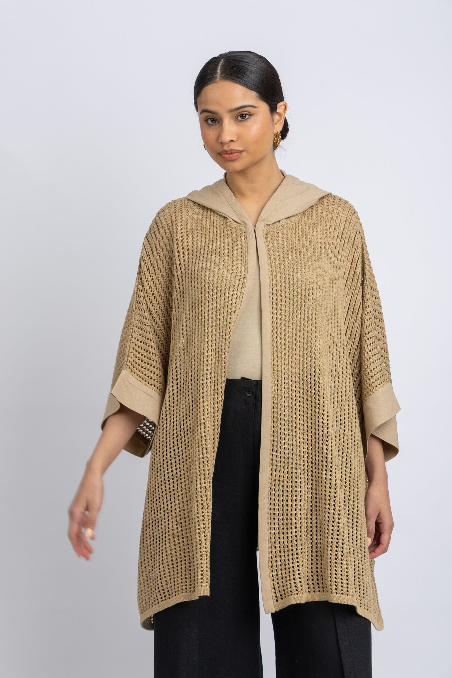 knitwear poncho