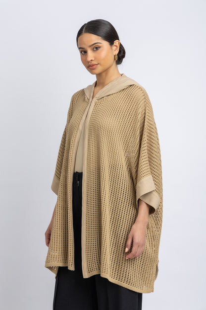 knitwear poncho