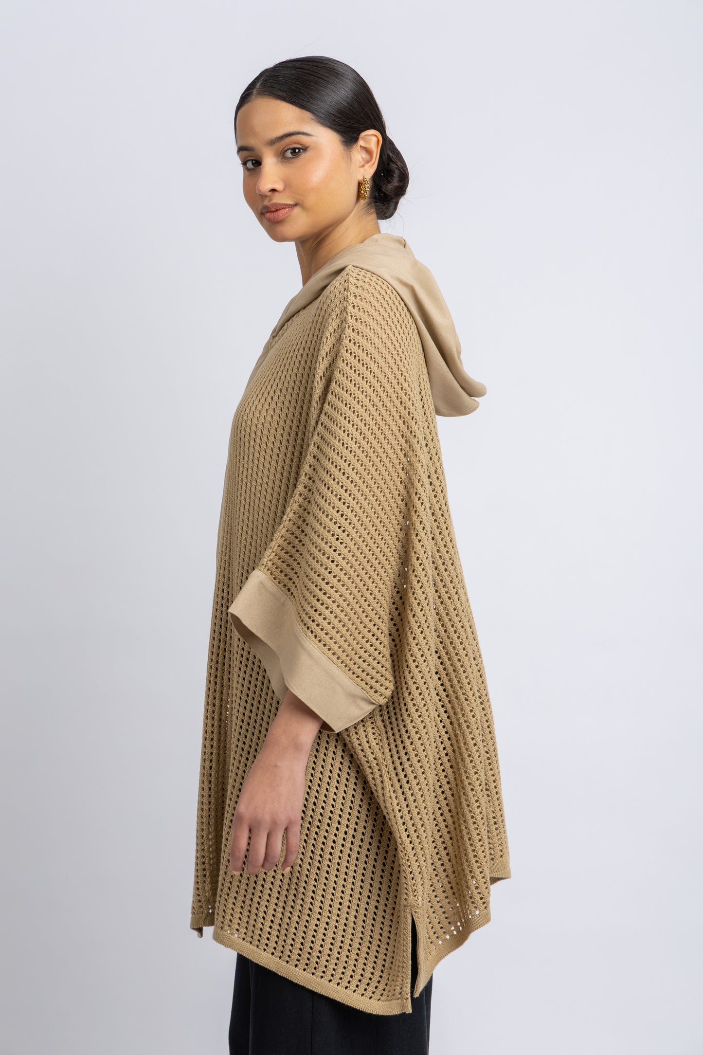 knitwear poncho
