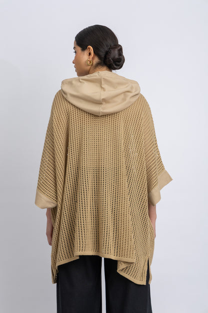 knitwear poncho