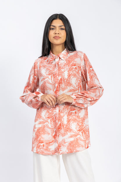 chiffon shirt