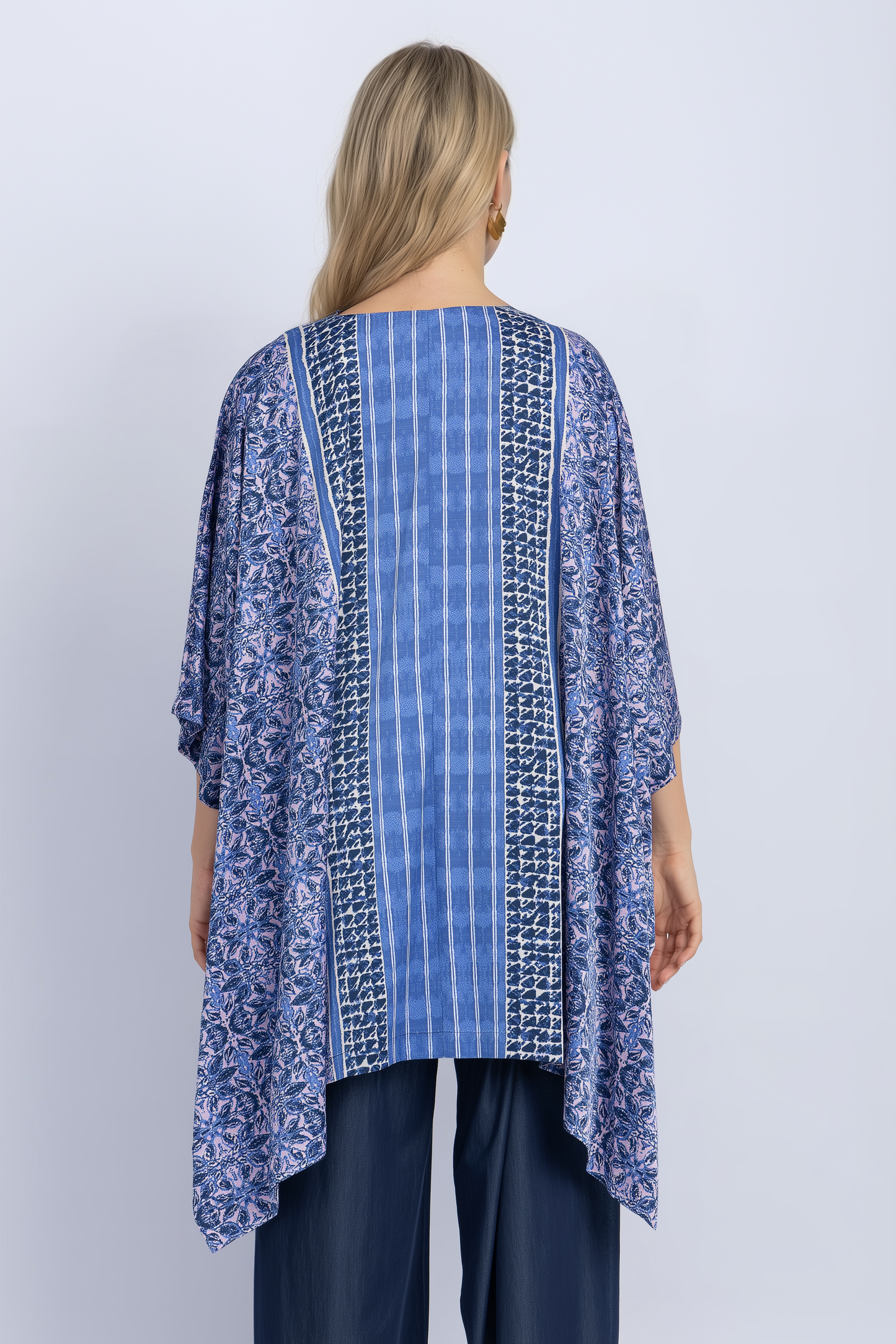 satin poncho