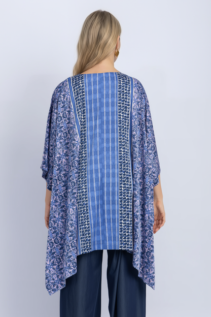 satin poncho
