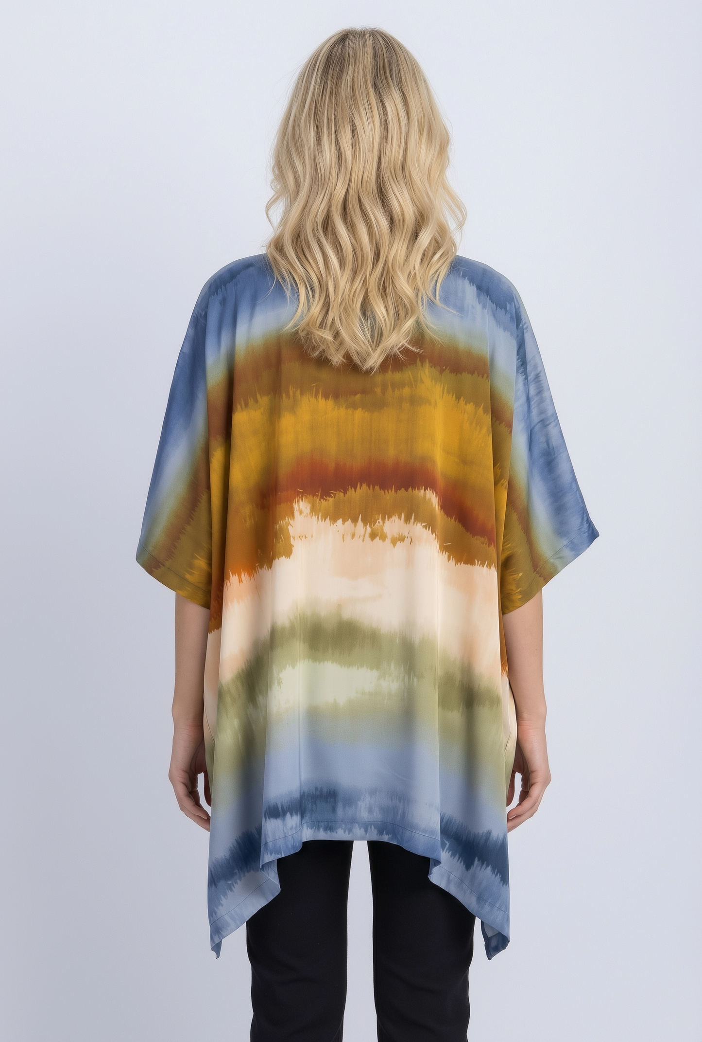 satin poncho