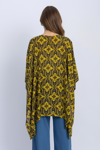 chiffon poncho