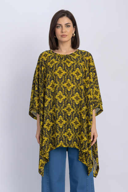 chiffon poncho