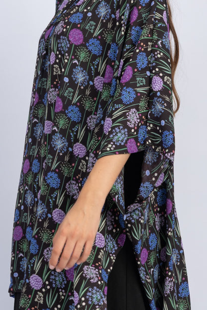 chiffon poncho