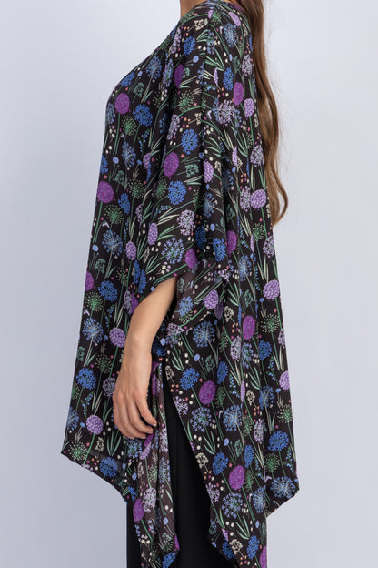 chiffon poncho