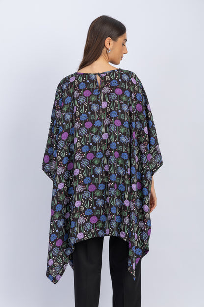 chiffon poncho