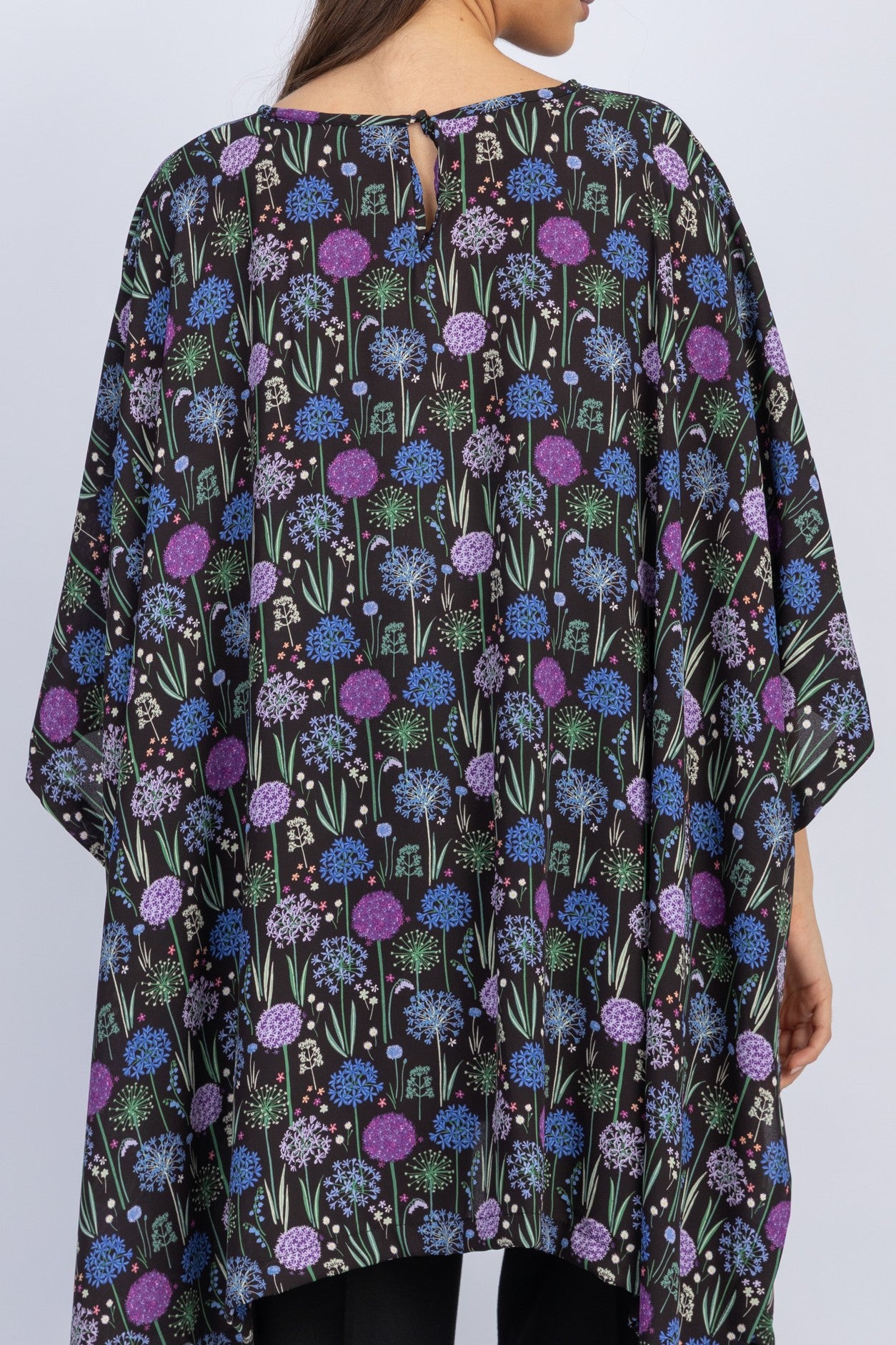 chiffon poncho