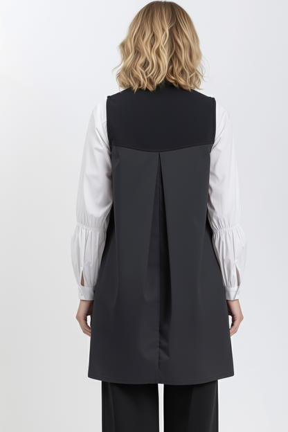 chiffon vest