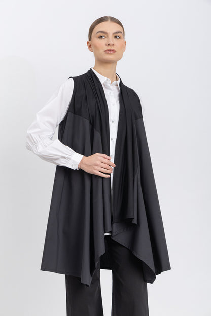 chiffon vest