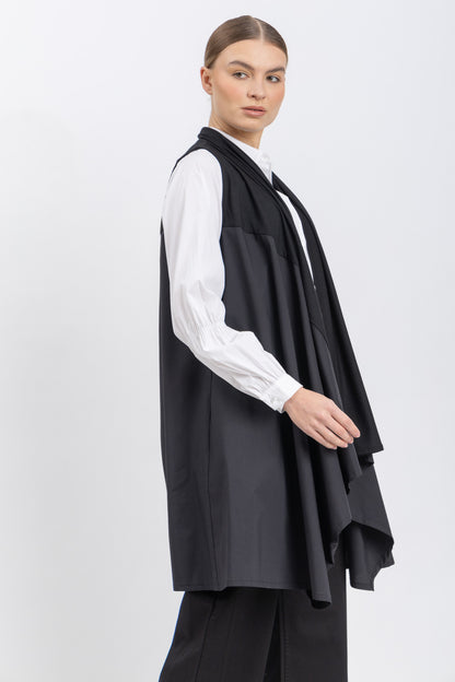 chiffon vest