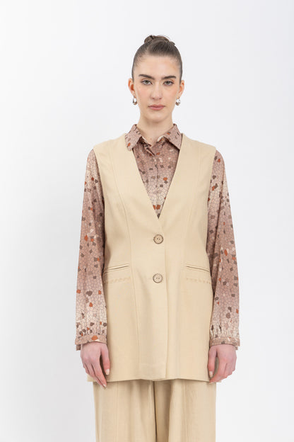 linen vest
