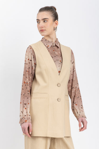 linen vest