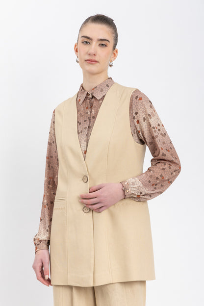 linen vest