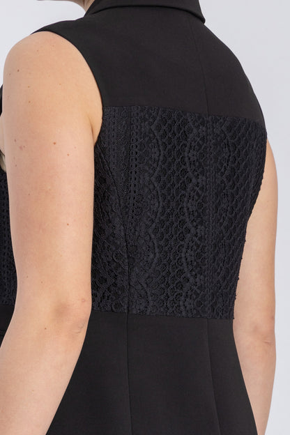 crepe vest