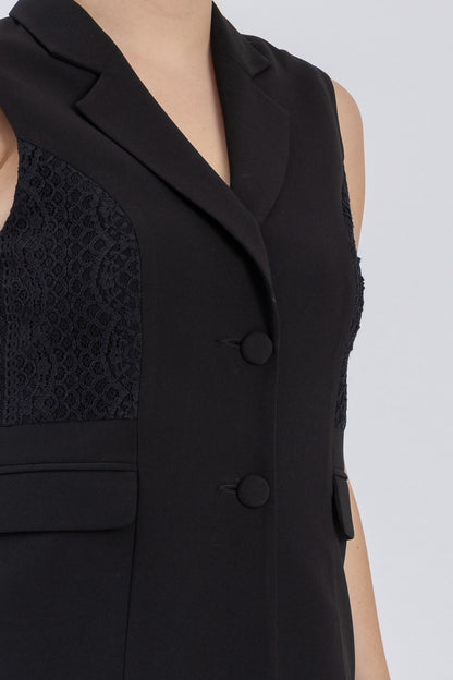 crepe vest