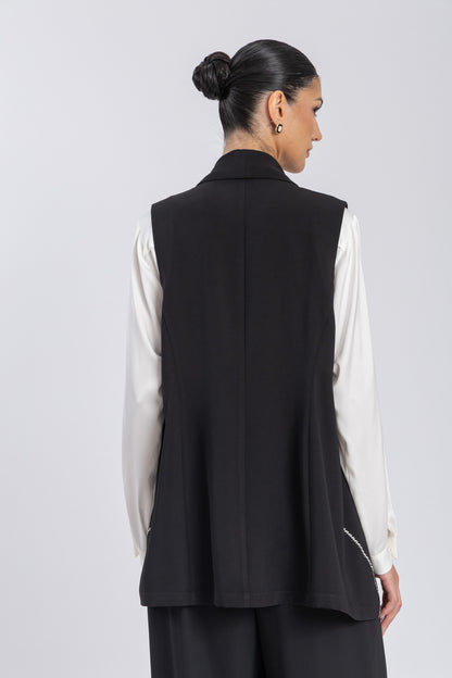 crepe vest
