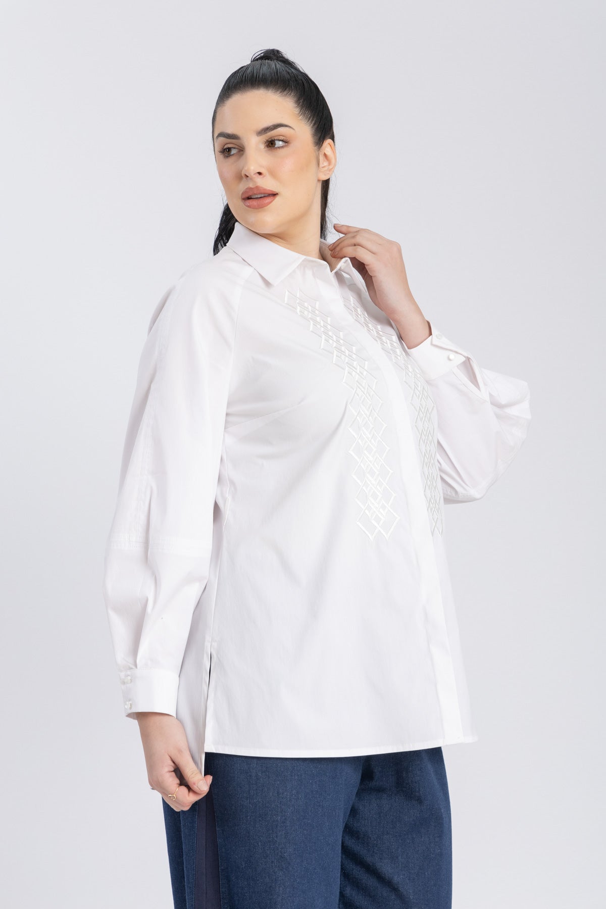 cotton poplin shirt
