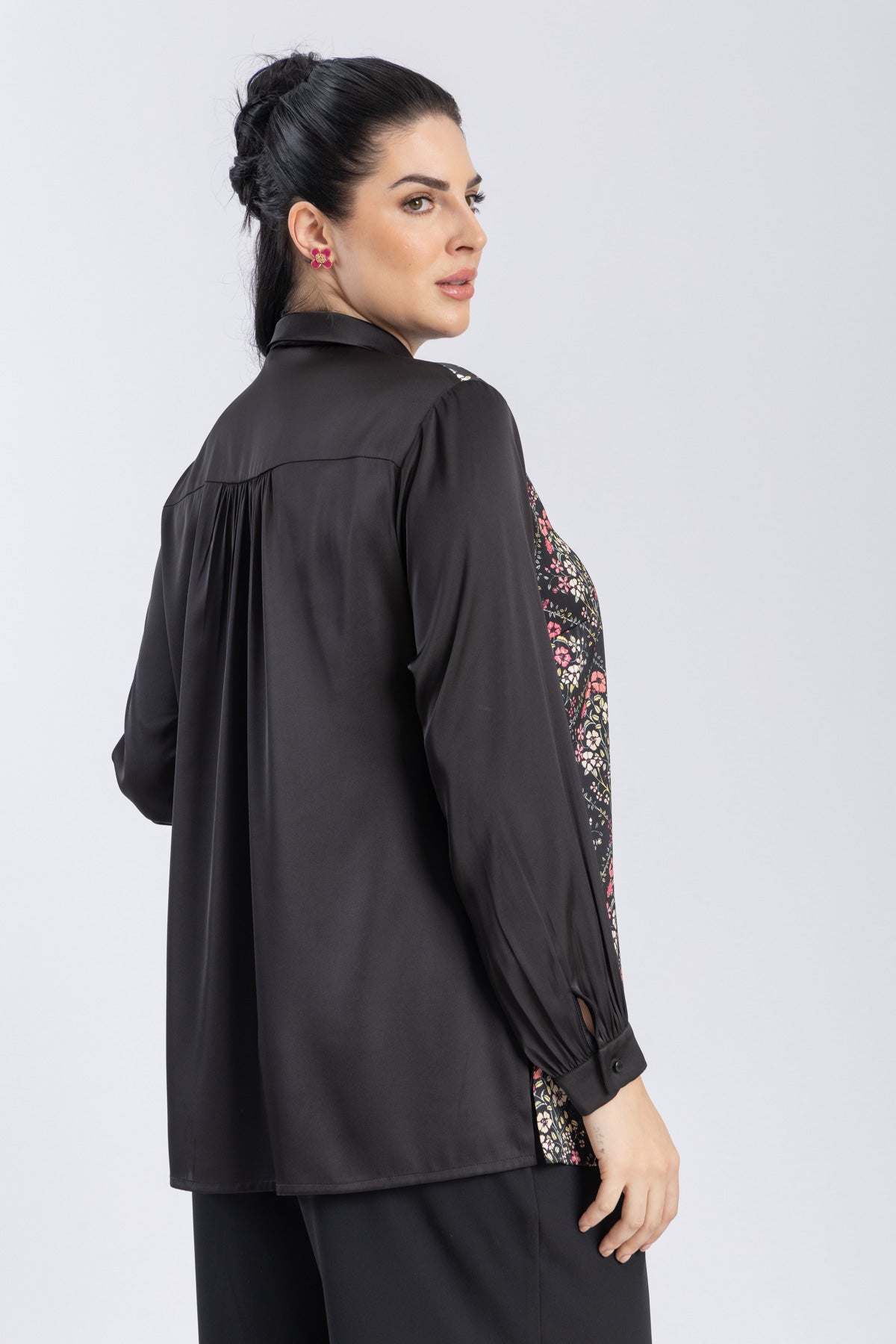 satin shirt