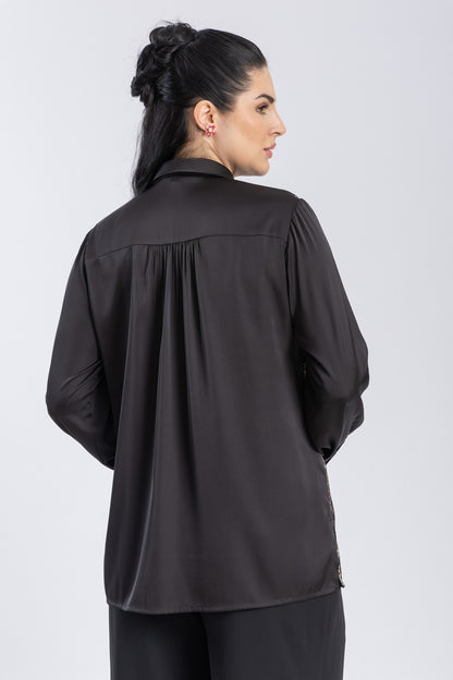 satin shirt