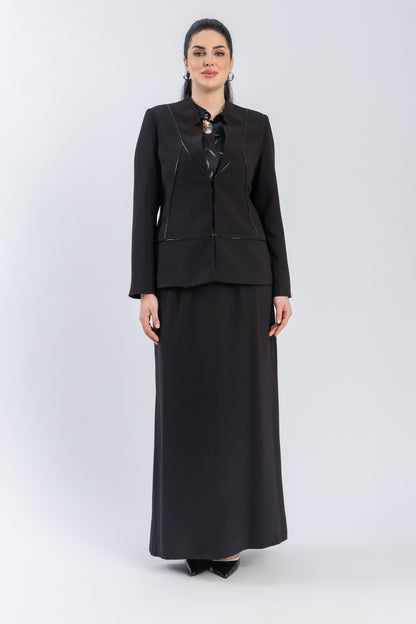 crepe jacket