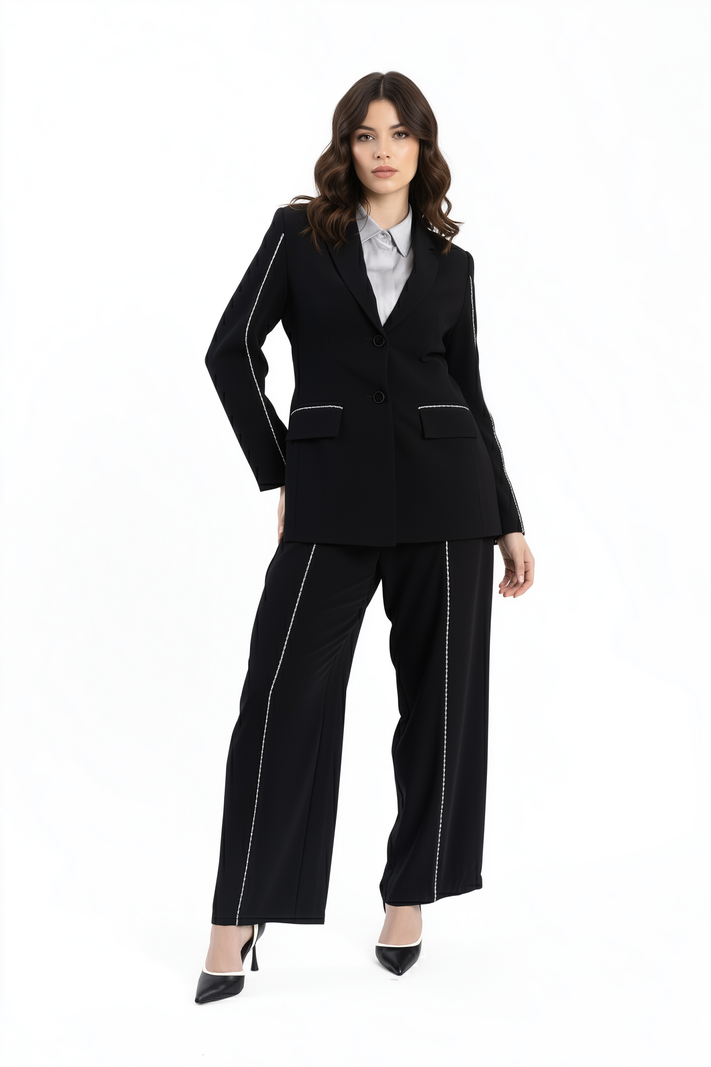 crepe jacket
