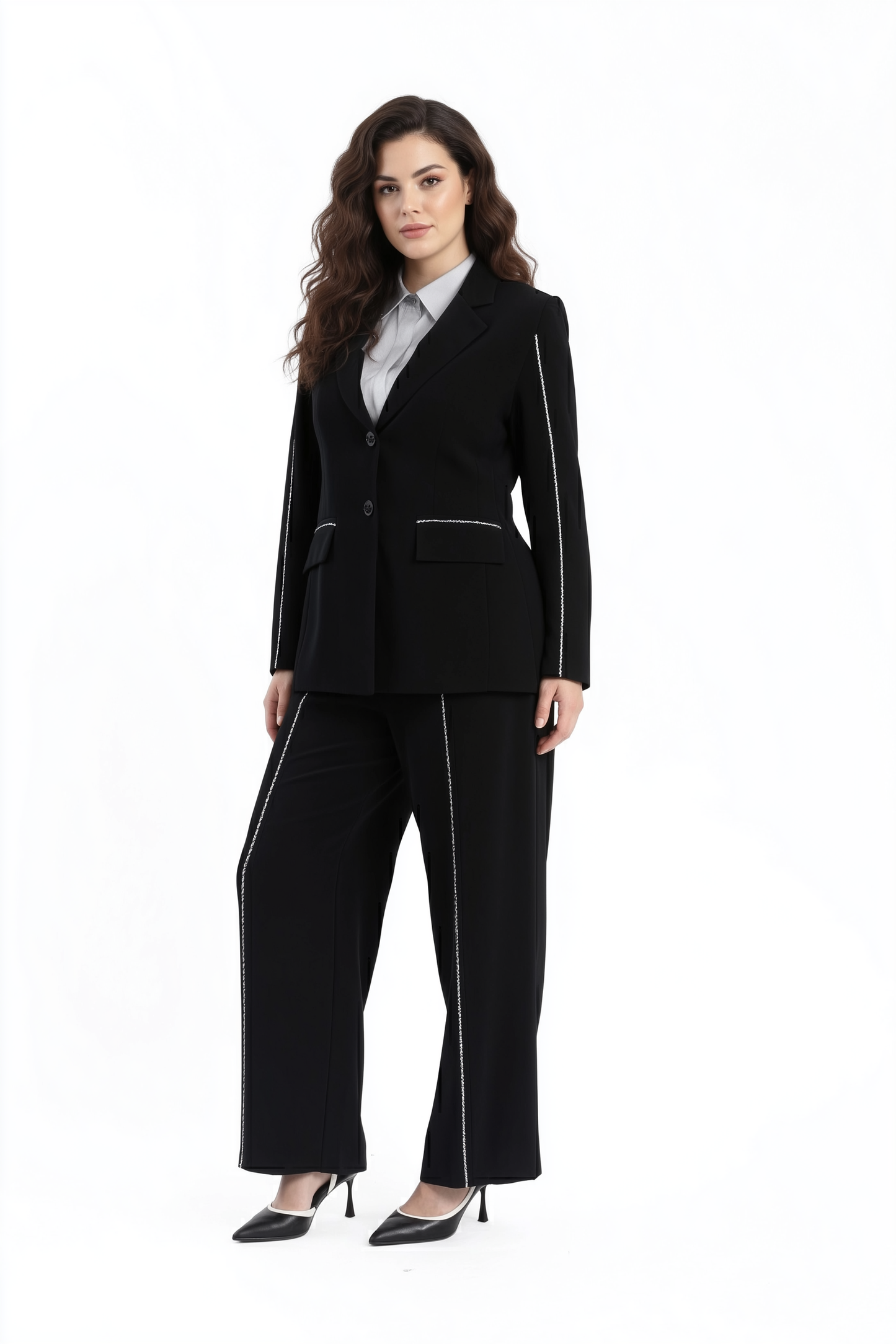 crepe jacket