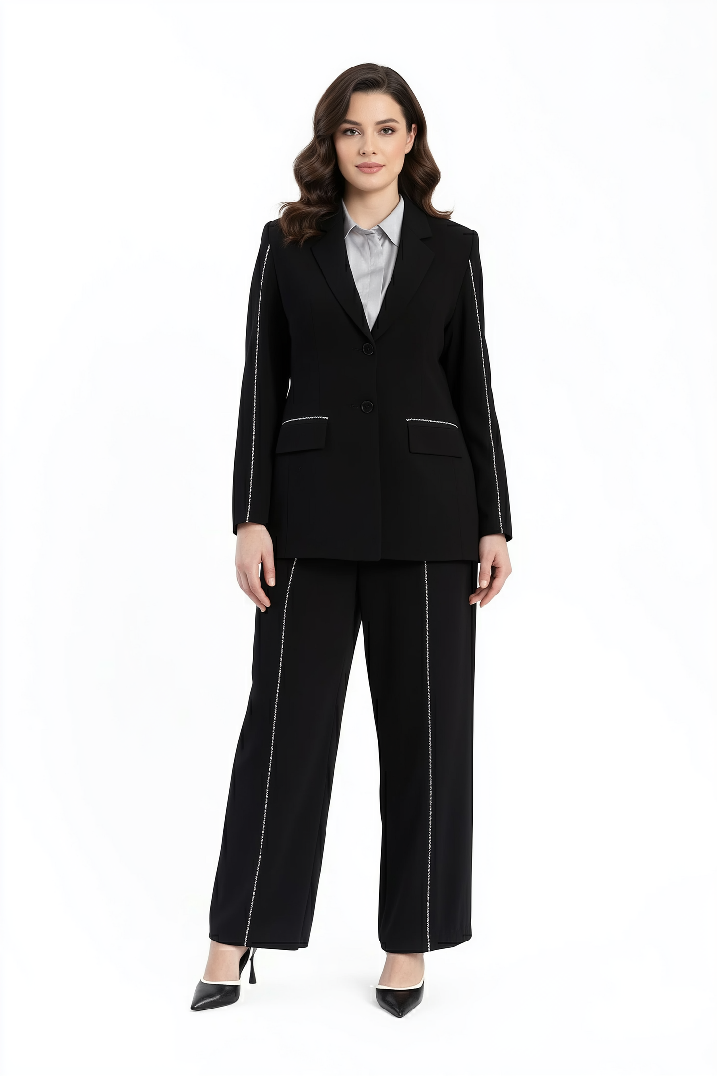 crepe jacket