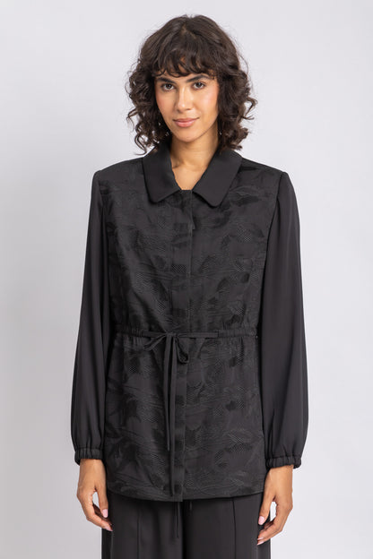 crepe jacket