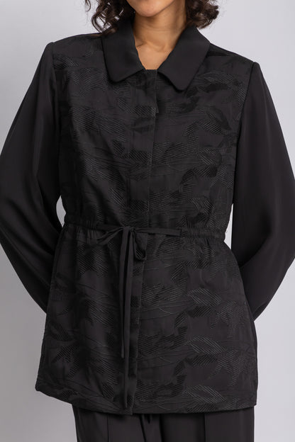 crepe jacket