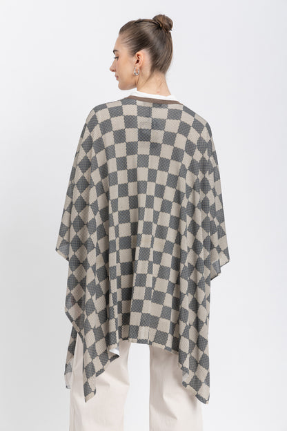 knitwear poncho