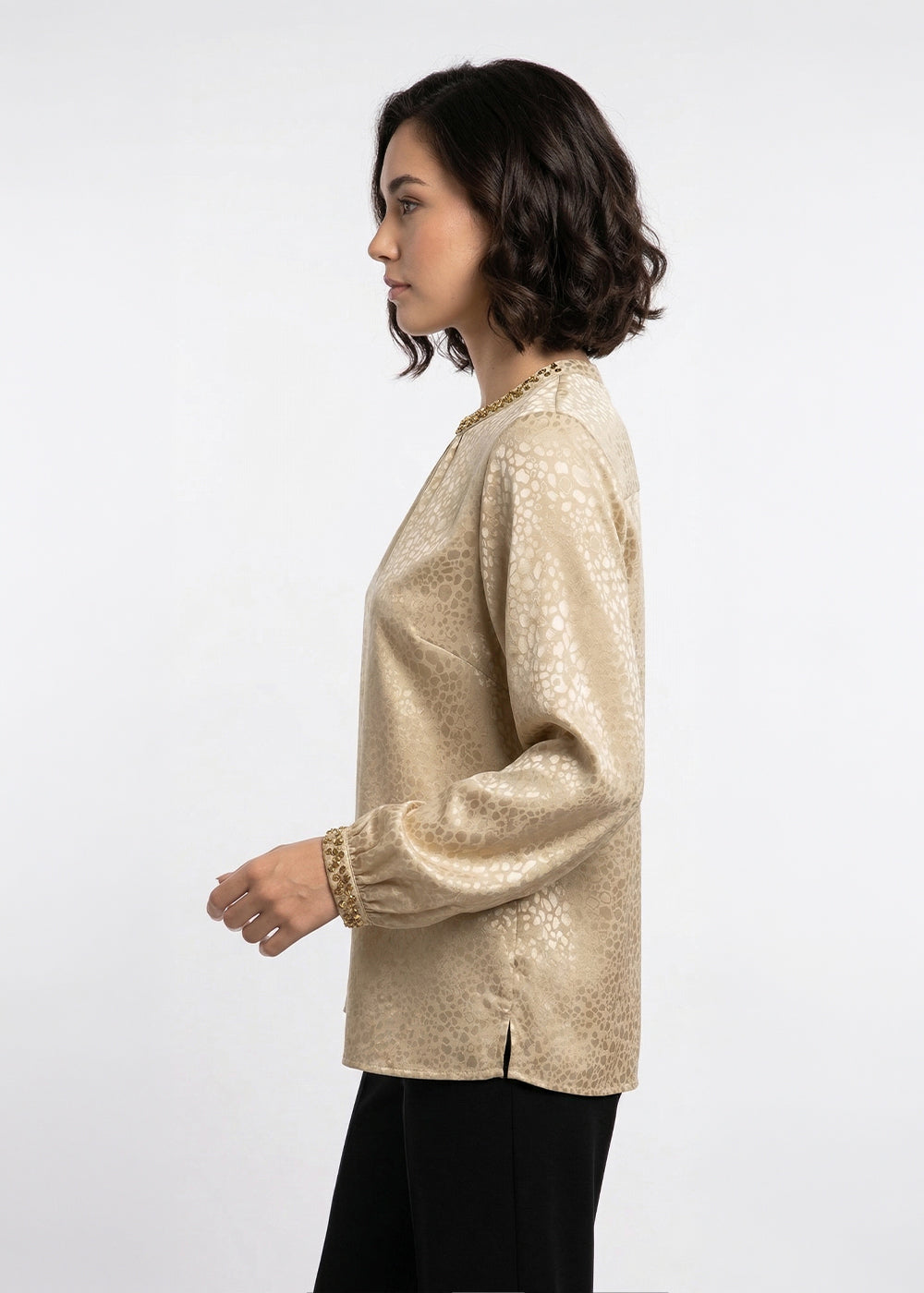 satin blouse