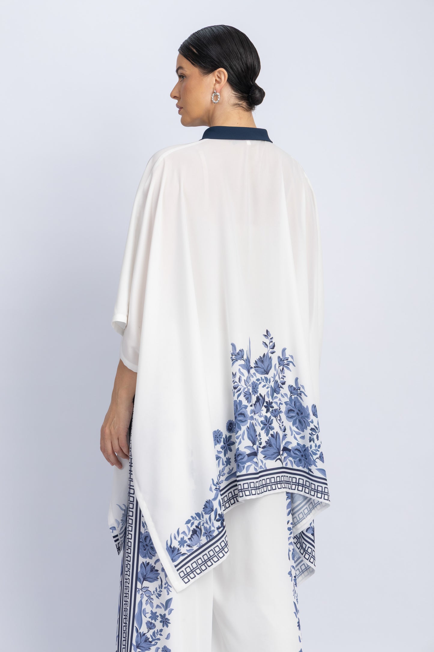 chiffon poncho