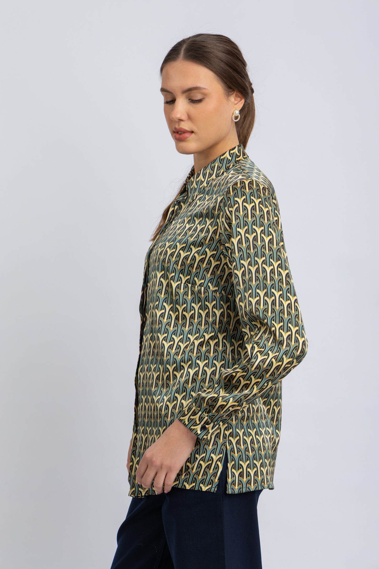 satin shirt