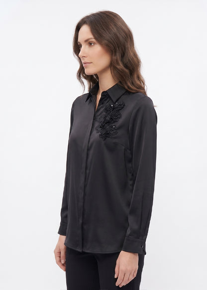 satin shirt