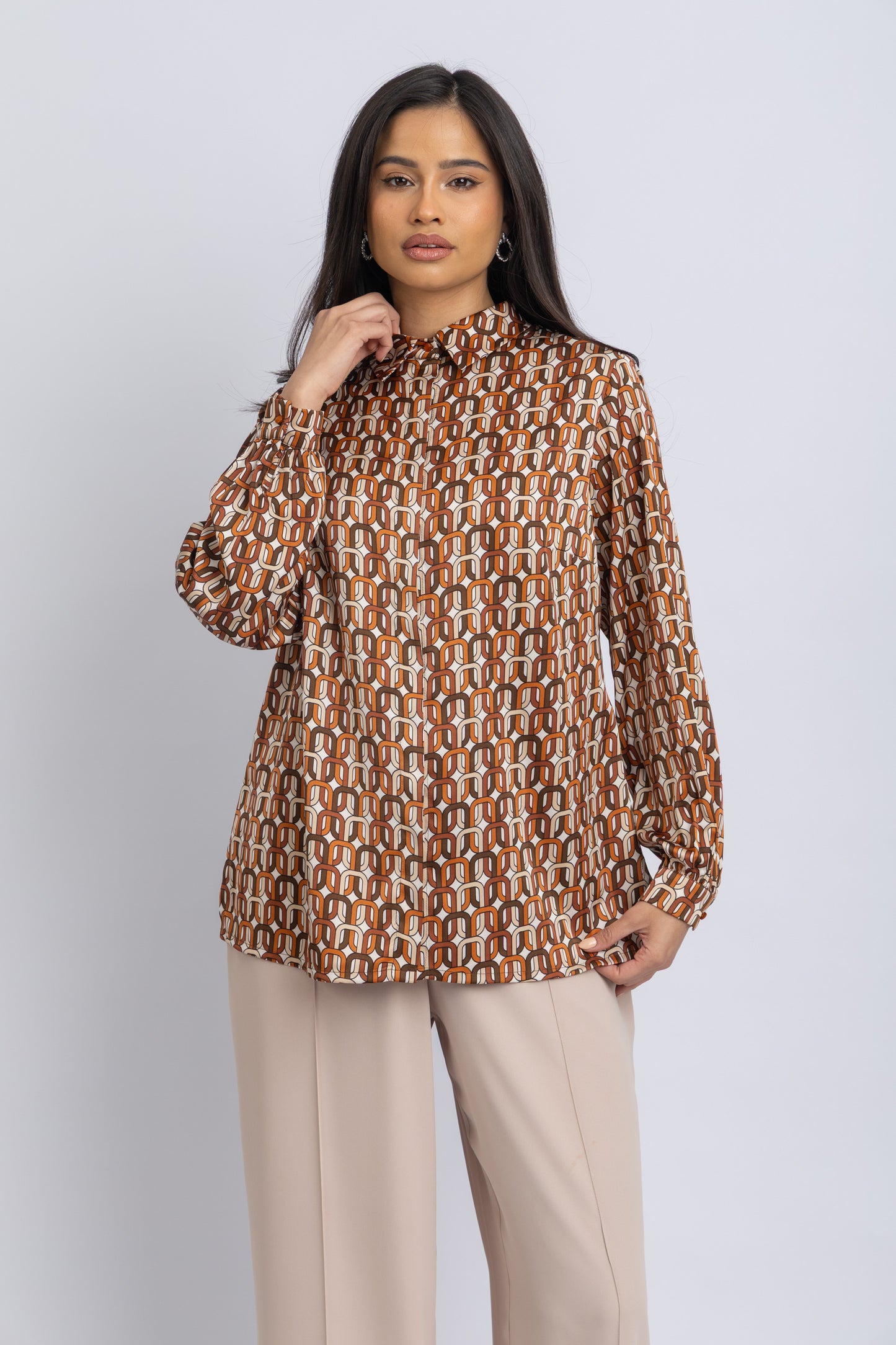 satin shirt