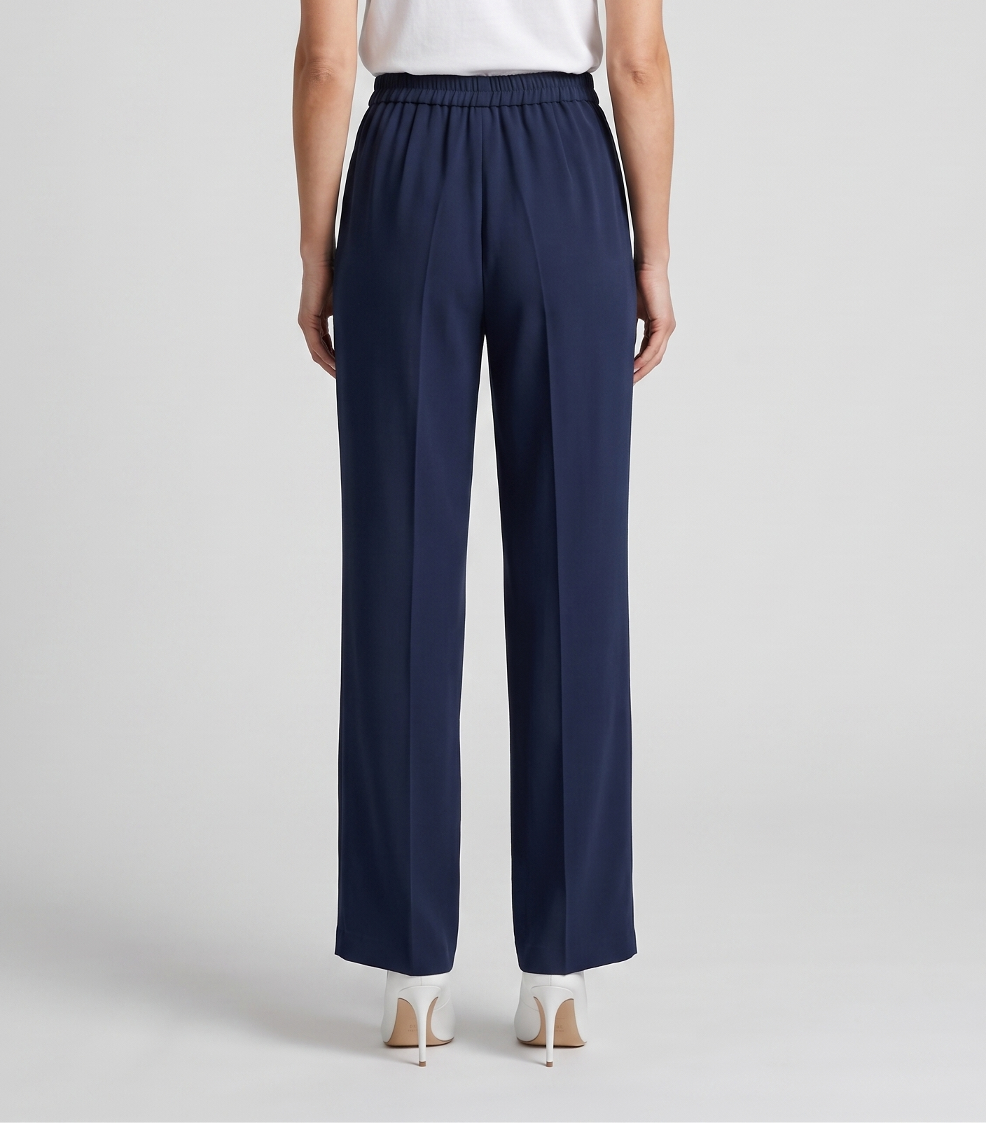 wide cut viscose woven pants