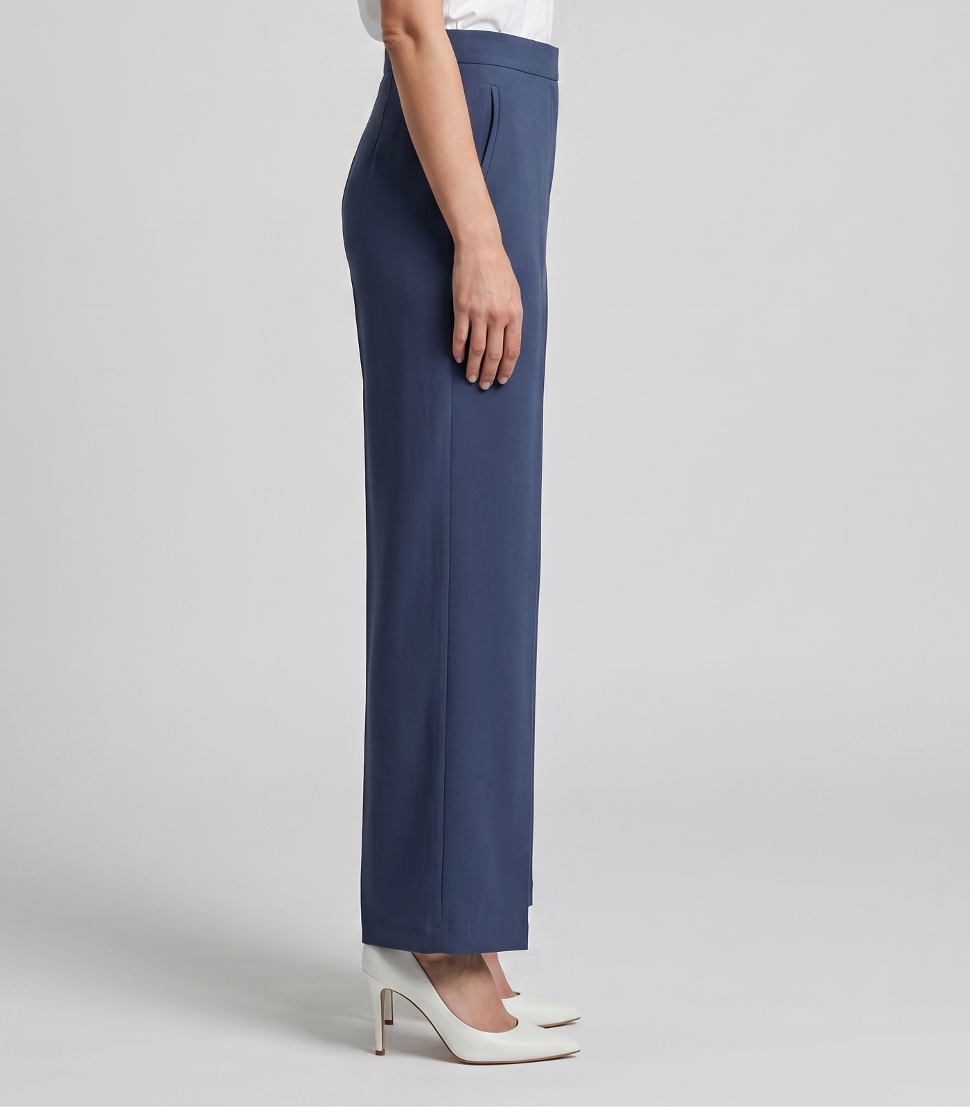 wide cut viscose woven pants