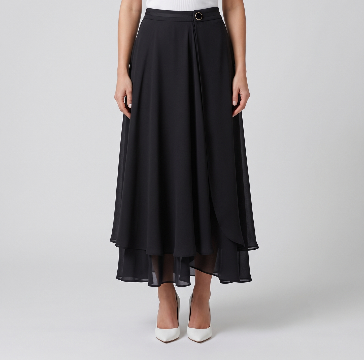 chiffon skirt
