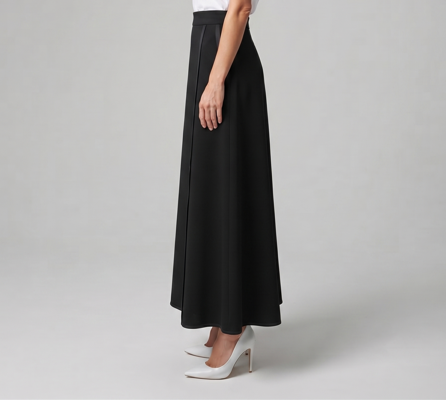 crepe skirt