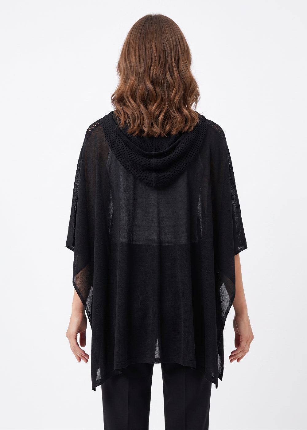 knitwear poncho