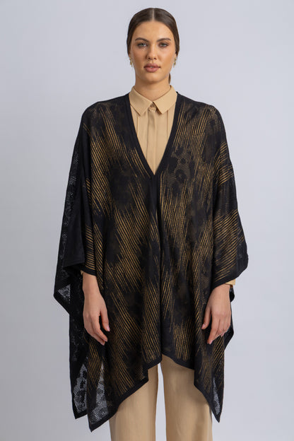 knitwear poncho
