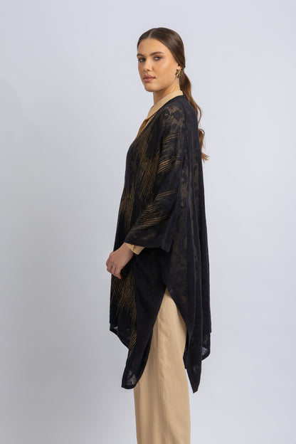 knitwear poncho